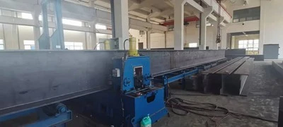 web flange hydraulic straightening machine